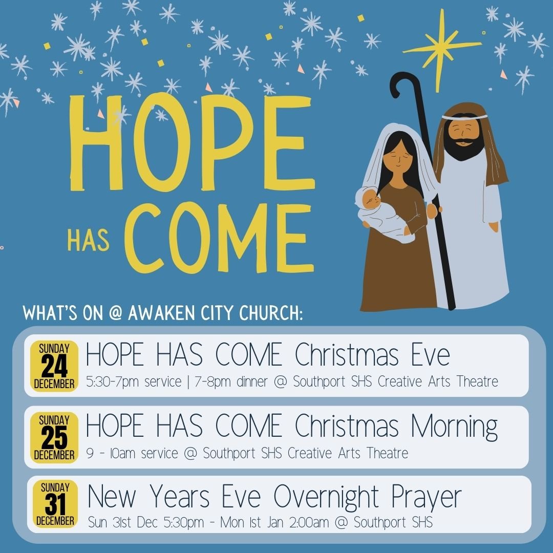 Blue Gold Illustrated Christmas Nativity Christian Instagram Post (Facebook Post (Square)) - 2